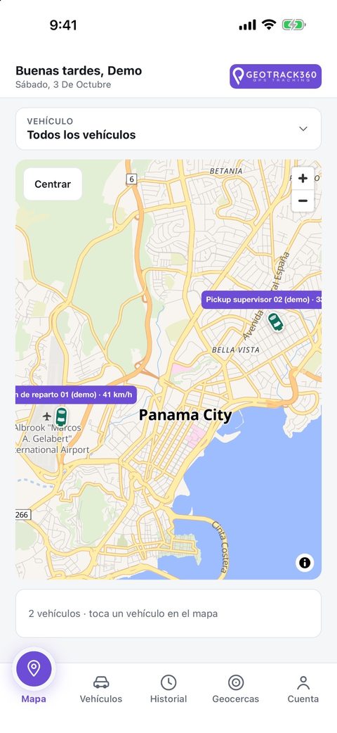 Mapa en vivo